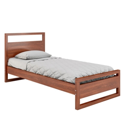 Wall-Side Wooden Single Bed in Sheesham for Small Bedrooms By Sarve Furniture - Image 3