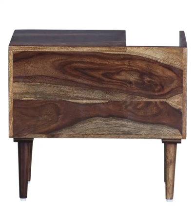 Wooden nightstand with ample storage By Sarve Furniture - Image 6