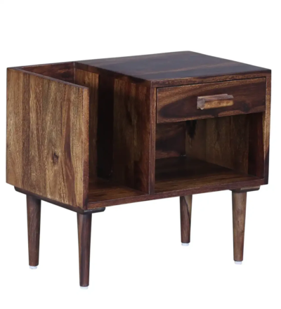 Wooden nightstand with ample storage By Sarve Furniture - Image 8