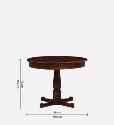 Compact Wooden Dining Table Set for Apartment Dining Spaces with Four Chairs - Image 13