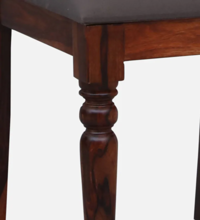 Compact Wooden Dining Table Set for Apartment Dining Spaces with Four Chairs - Image 9