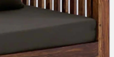 Sorting Sheesham Wood 2 Seater Sofa In Provincial Teak Finish Sarve Furniture - Image 9