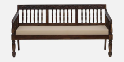 Elegant Three Seater Couch with Wooden Legs and Foam Cushion Support - Image 4