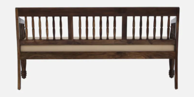 Elegant Three Seater Couch with Wooden Legs and Foam Cushion Support - Image 5