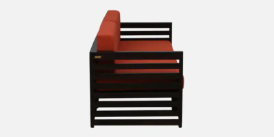 Spacious Three Seater Sofa with Fabric Upholstery and Solid Wood Frame - Image 7