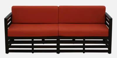 Spacious Three Seater Sofa with Fabric Upholstery and Solid Wood Frame - Image 5