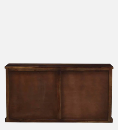 Designer Wooden Sideboard with Multiple Drawers and Open Display Shelves - Image 8