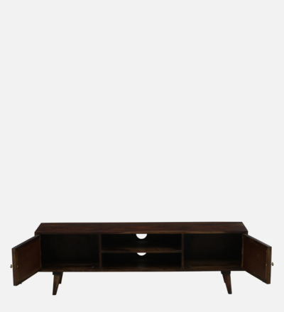 Premium Entertainment TV Unit in Sheesham for Wall-Wide Screens - Image 8