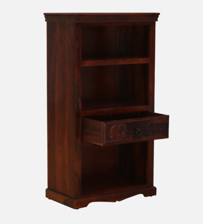 Wooden Ladder Style Bookshelf in Sheesham with Unique Rustic Finish - Image 6