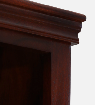 Wooden Ladder Style Bookshelf in Sheesham with Unique Rustic Finish - Image 11