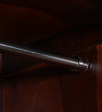 Indian Style Wooden Almirah in Sheesham with Lock and Shelves - Image 11