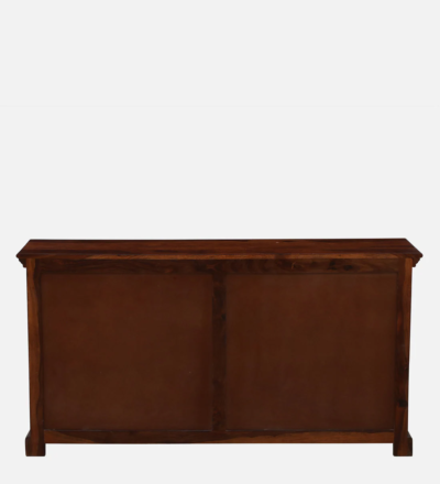 Handcrafted Sheesham Sideboard with Smooth Drawer Pulls and Storage Units - Image 7