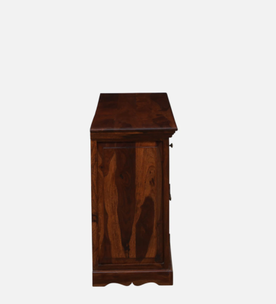 Handcrafted Sheesham Sideboard with Smooth Drawer Pulls and Storage Units - Image 8