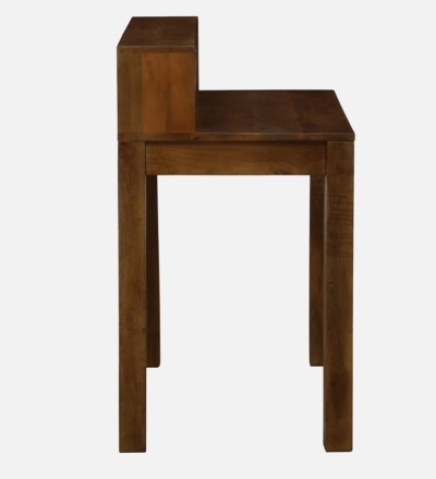 Sheesham Wood Study Table with Drawer and Open Storage Shelf for Home - Image 7