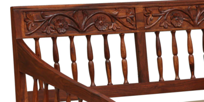 Sumud Sheesham Wood 3 Seater Sofa In Honey Oak Finish By Sarve Furniture - Image 8