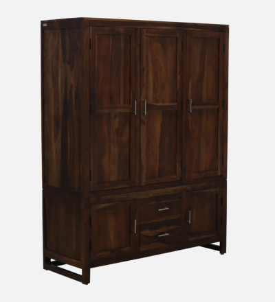 Classic Sheesham Almirah for Clothing and Linen Storage By Sarve Furniture - Image 5