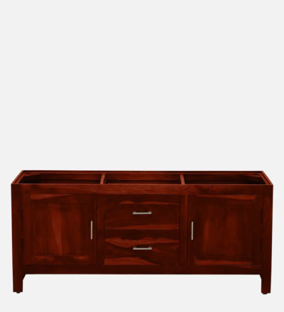 Durable Sheesham Wood Wardrobe with Hinged Doors and Locker By Sarve Furniture - Image 11