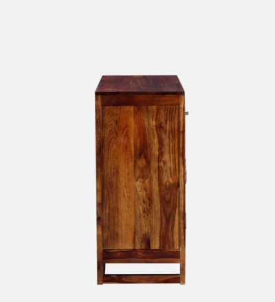 Premium Wooden Crockery Unit with Glass Front and Ample Internal Storage - Image 8