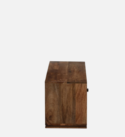 Designer Media Table in Sheesham Wood with Low Height and Storage - Image 8