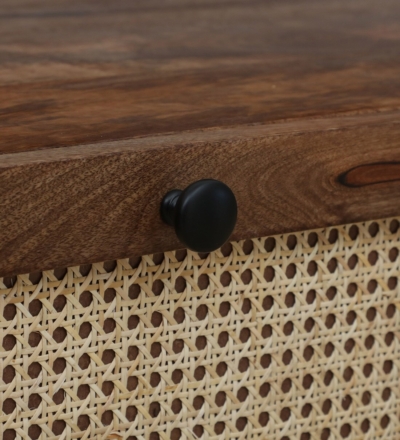 Sheesham TV Cabinet for Home with Modern Layout and Cable Management - Image 9