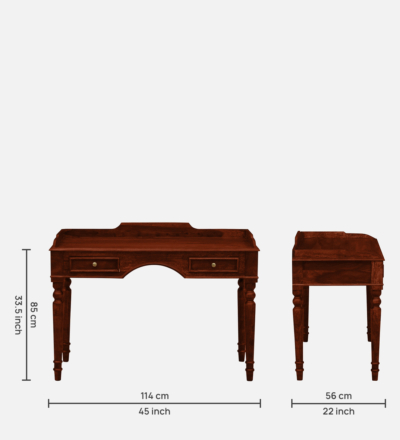 Portable Wooden Study Table with Folding Legs for Daily Student Use - Image 3