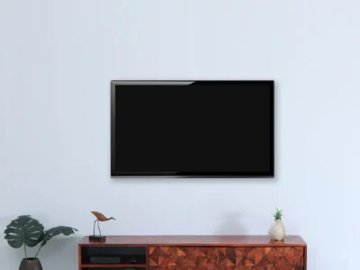 Sheesham wood living room console for TV and audio equipment