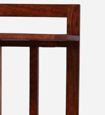 Classic Sheesham Wooden Bookcase with Solid Back Panel and Sturdy Frame - Image 8