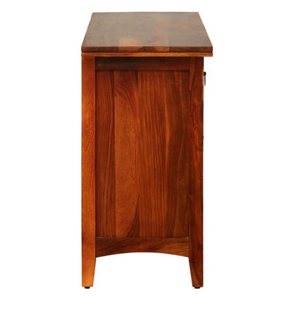 Designer Wooden Sideboard with Open Shelves and Closed Storage Cabinets - Image 7