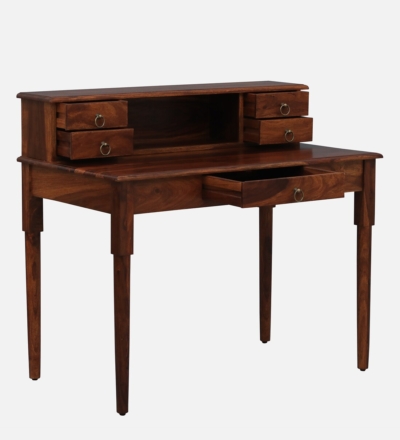 Minimalist Sheesham Study Table with Clean Lines and Compact Size for Small Rooms - Image 5