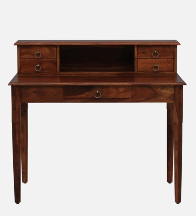 Minimalist Sheesham Study Table with Clean Lines and Compact Size for Small Rooms - Image 7
