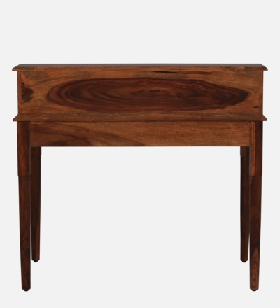 Minimalist Sheesham Study Table with Clean Lines and Compact Size for Small Rooms - Image 8