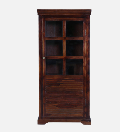 Stylish Crockery Unit Home with Drawer Storage and Polished Wooden Frame Finish - Image 6