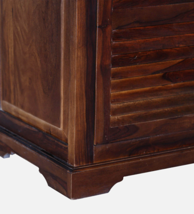 Stylish Crockery Unit Home with Drawer Storage and Polished Wooden Frame Finish - Image 11