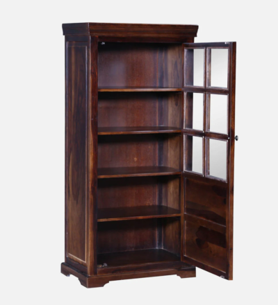 Stylish Crockery Unit Home with Drawer Storage and Polished Wooden Frame Finish - Image 7