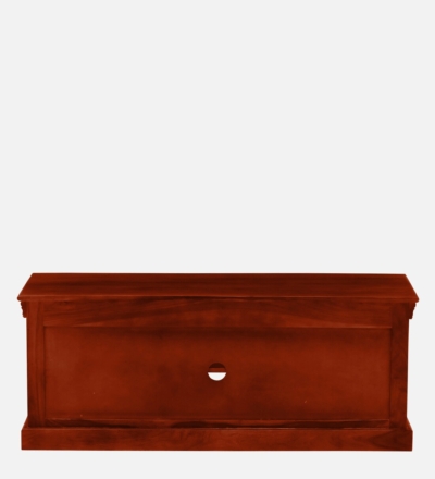 Entertainment Media Console in Solid Sheesham Wood with Wire Ports - Image 10