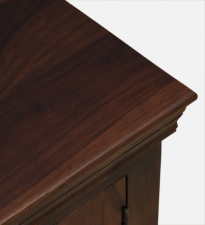 Classic Look TV Unit Sheesham Wood with Drawer and Shelf Combo - Image 8