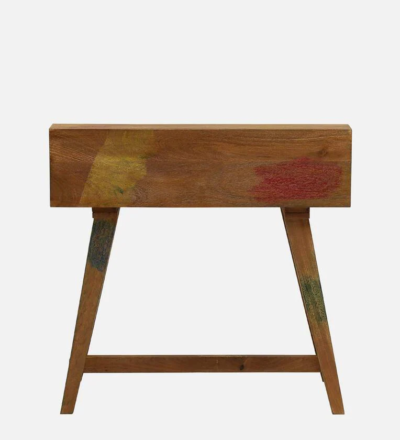 Compact Study Table for Laptop and Writing with Wooden Finish - Image 7