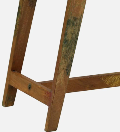 Compact Study Table for Laptop and Writing with Wooden Finish - Image 8
