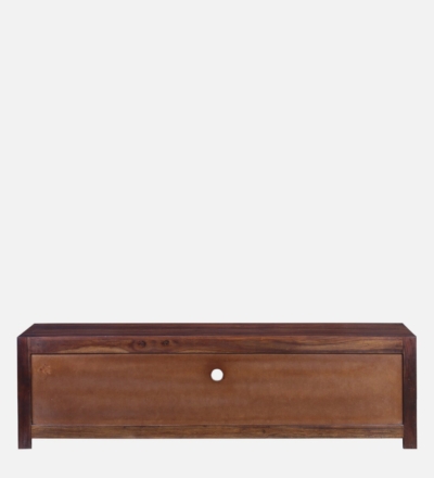 Modern Indian TV Console in Sheesham with Streamlined Structure - Image 6