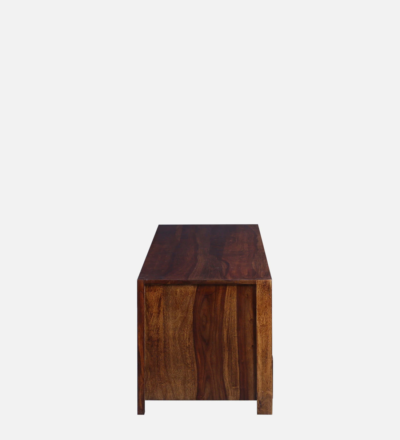 Modern Indian TV Console in Sheesham with Streamlined Structure - Image 7