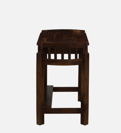 Sturdy Study Table with Wide Top and Built-In Book Storage Rack - Image 8