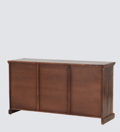 Solid Wooden Sideboard with Open Display and Storage Drawer Compartments - Image 12
