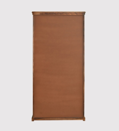 Sheesham Crockery Cabinet with Pull-Out Drawers, Shelves, and Display Section - Image 8
