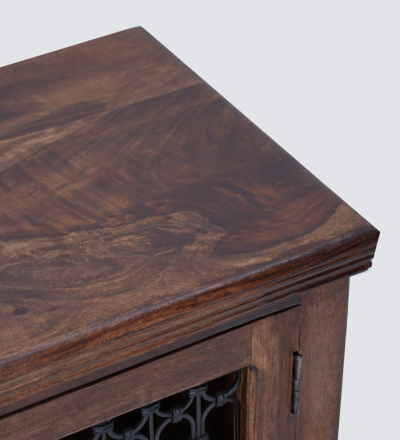 Elegant Sheesham TV Stand with Dual Drawers and Wooden Top Finish - Image 11