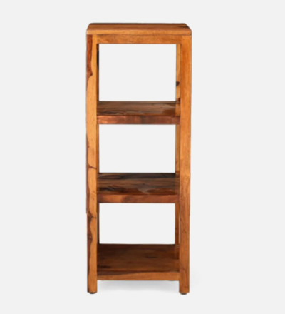 Elegant Wooden Bookshelf in Sheesham with Minimalist Design and Finish - Image 6