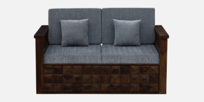 Handcrafted 2 Seater Sofa Sheesham Wood In Provincial Teak Finish By Sarve Furniture - Image 4