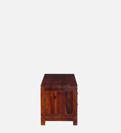 Corner TV Stand with Solid Wood Construction and Decorative Drawer Fronts - Image 7