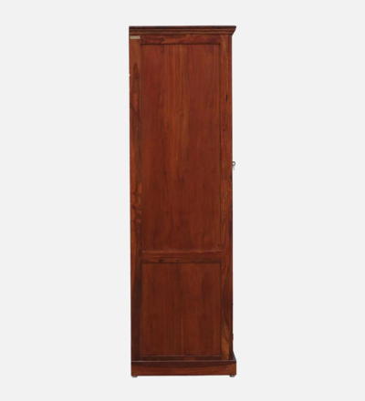Bedroom Wardrobe with Shelves and Mirror in Sheesham Wood By Sarve Furniture - Image 7