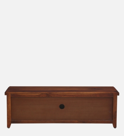 TV Console with Drawer and Cabinet in Polished Sheesham Wood - Image 7