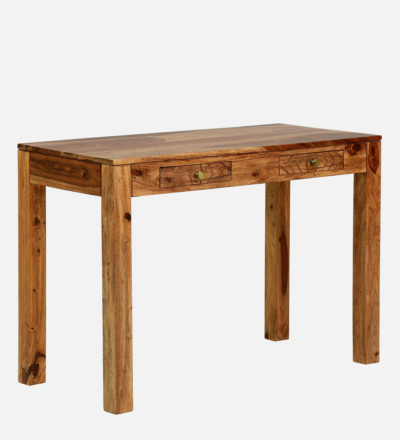 Minimal Wooden Writing Table and Smooth Surface Finish Online Store - Image 4